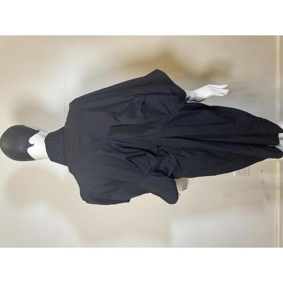 ALEXANDER MCQUEEN ENGINEERED Cotton Steampunk Mini Dress Top 42 BLACK - Picture 3 of 6